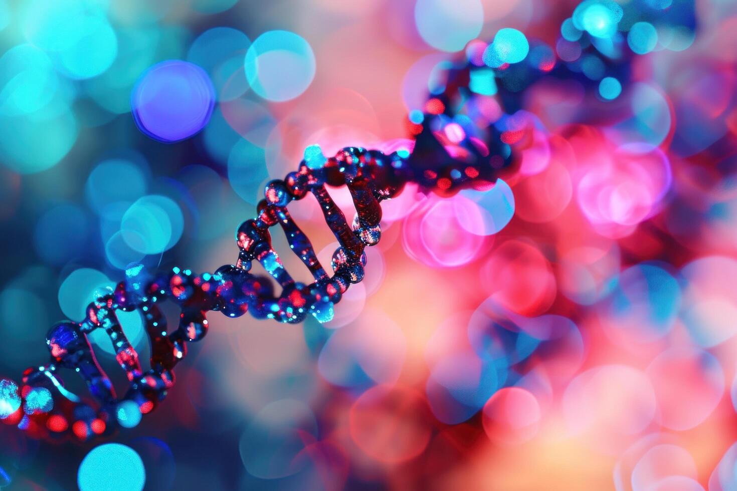 AI generated the first dna molecule photo