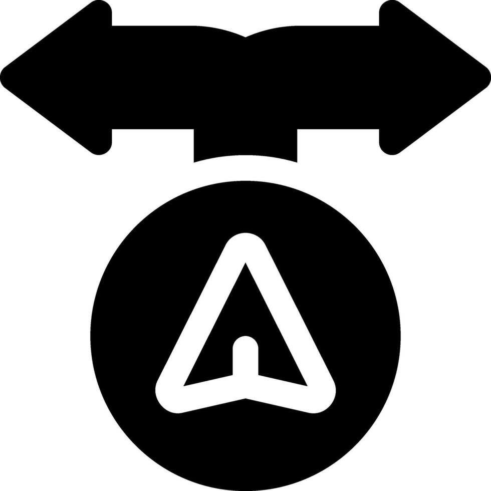 this icon or logo navigation icon or other where it explaints the symbols in the form of instructions that direct the user to a goal and others or design application software or other vector
