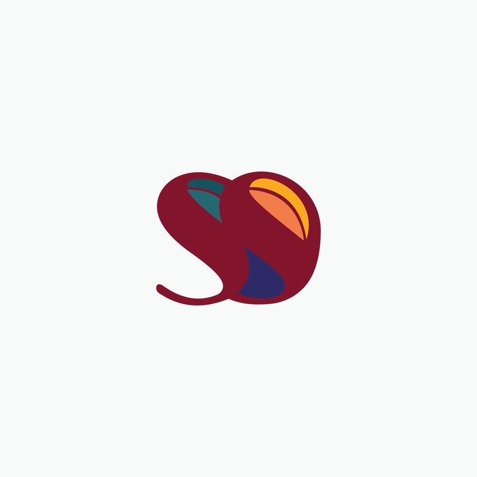 Initial letter sg logo or gs logo vector design template