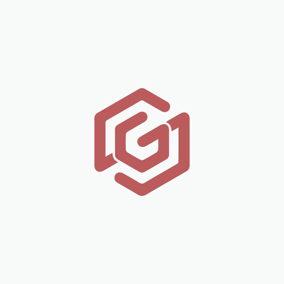 Initial letter sg logo or gs logo vector design template