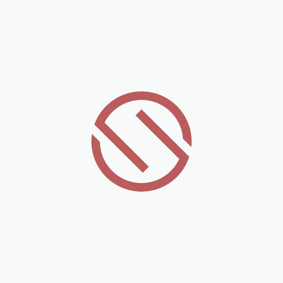 Initial letter sg logo or gs logo vector design template
