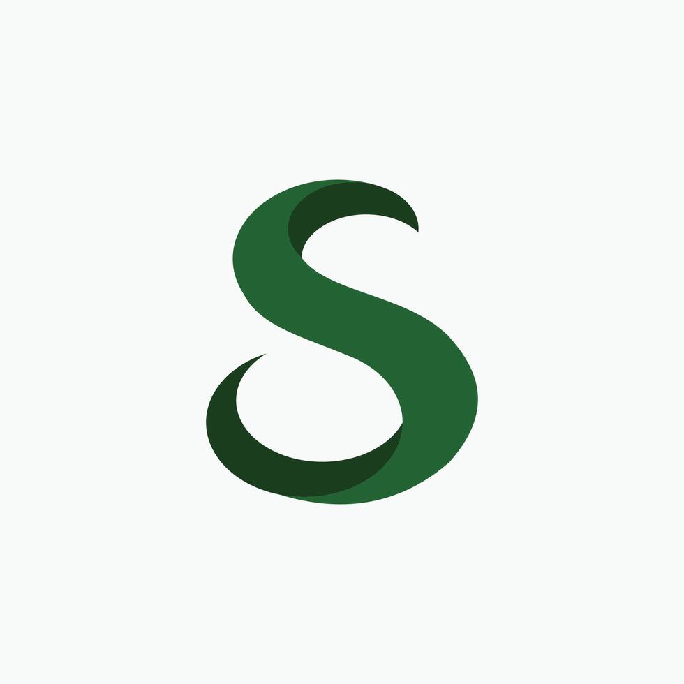 Initial letter sg logo or gs logo vector design template