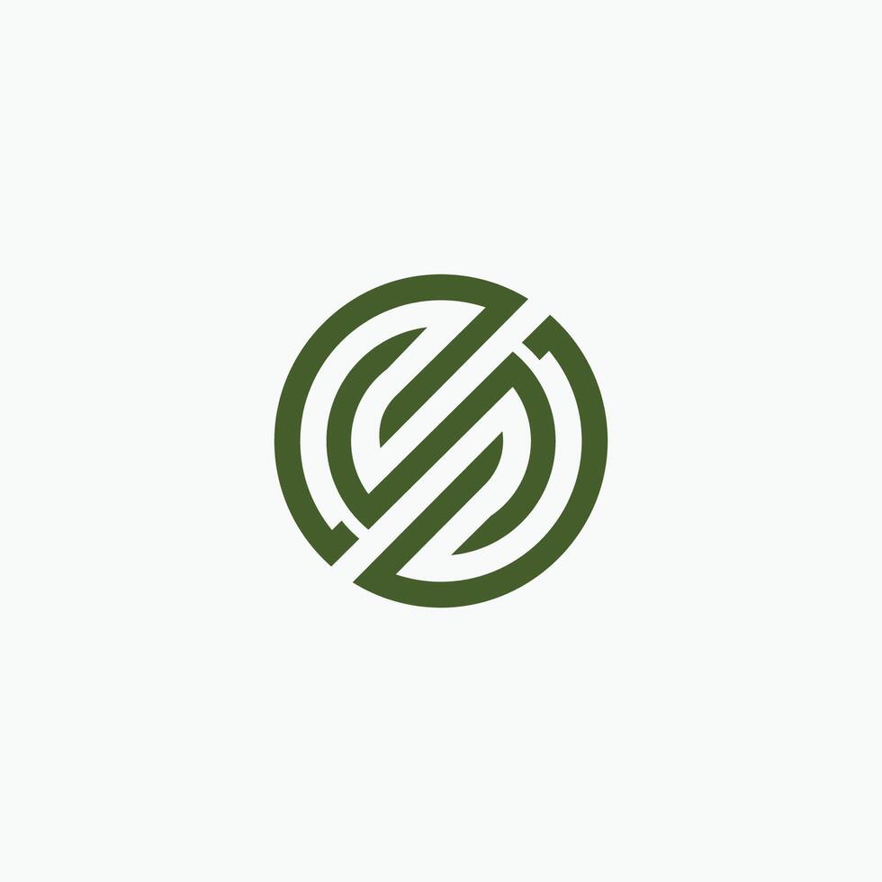 Initial letter sg logo or gs logo vector design template