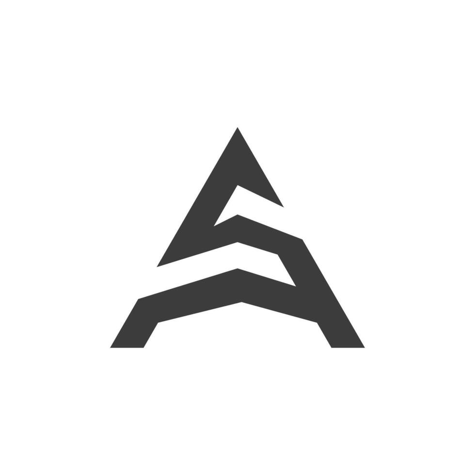 Initial letter sa logo or as logo vector design template