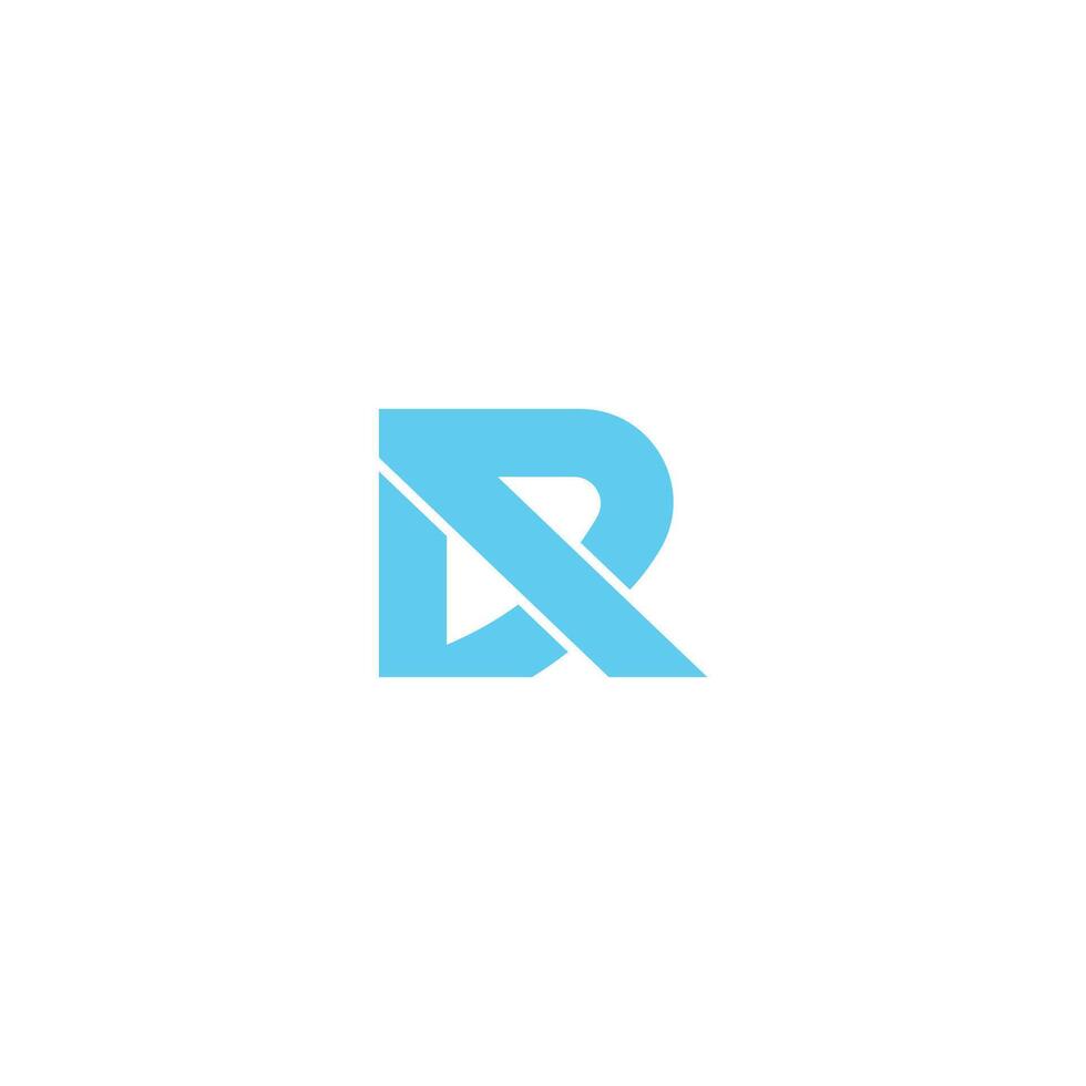 R or RR logo and icon design vector