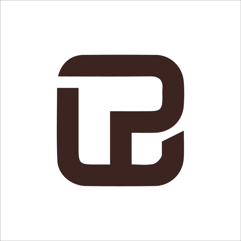 Initial letter wp or pw logo vector design template