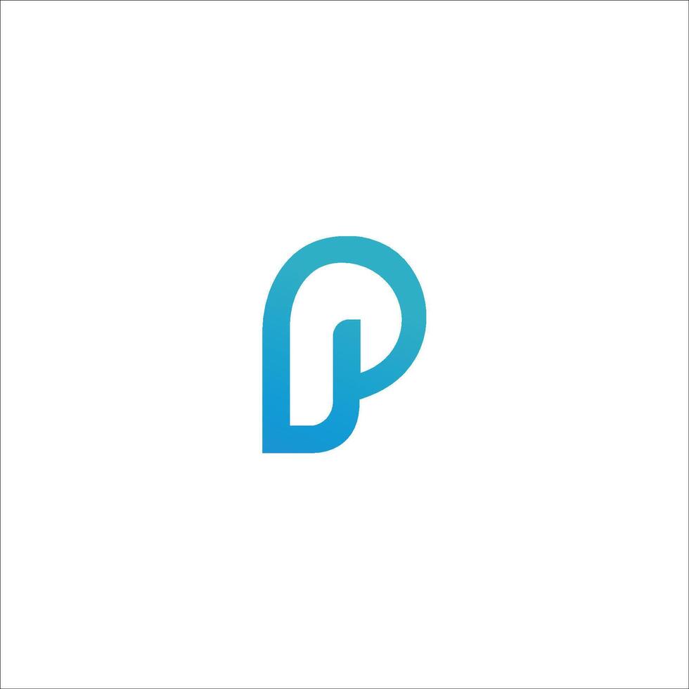 Initial letter pp logo or p logo vector design template