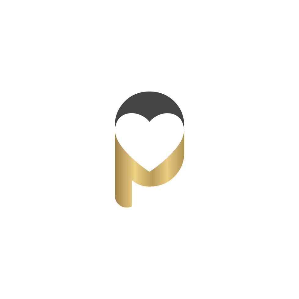 Initial letter pp logo or p logo vector design template