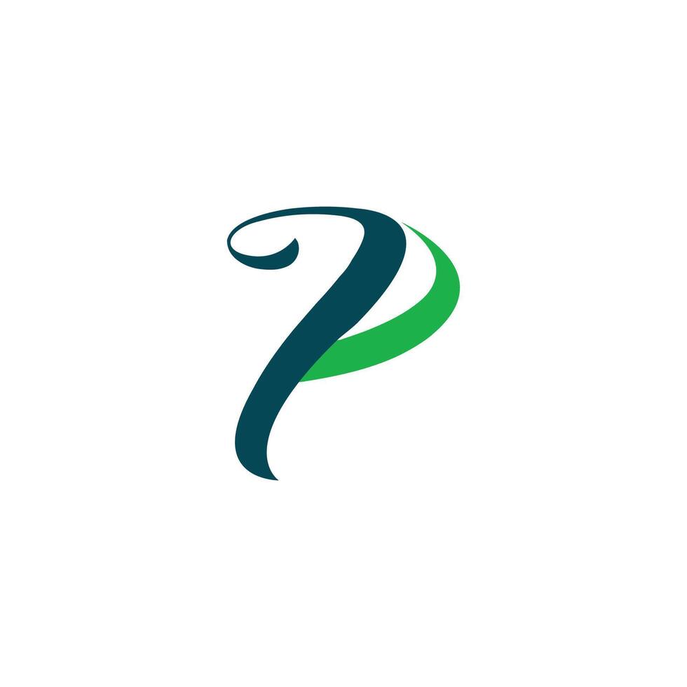 Initial letter pp logo or p logo vector design template