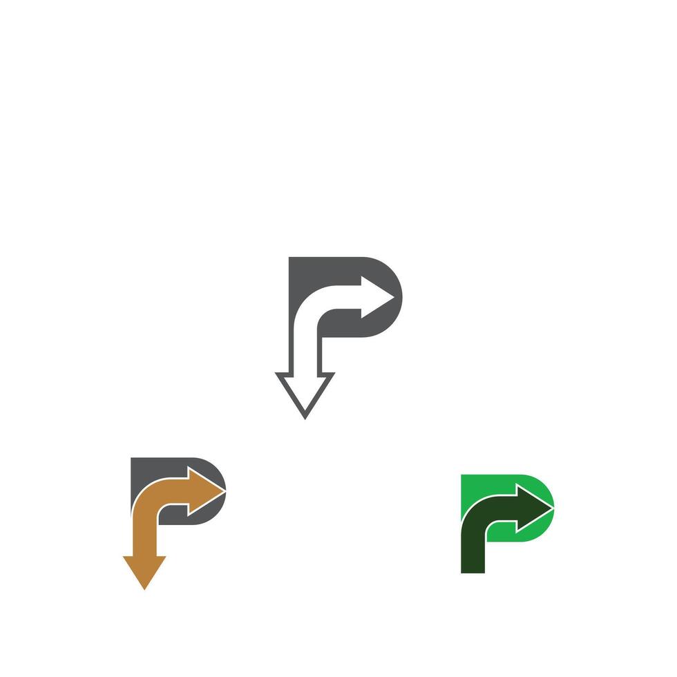 inicial letra páginas logo o pags logo vector diseño modelo