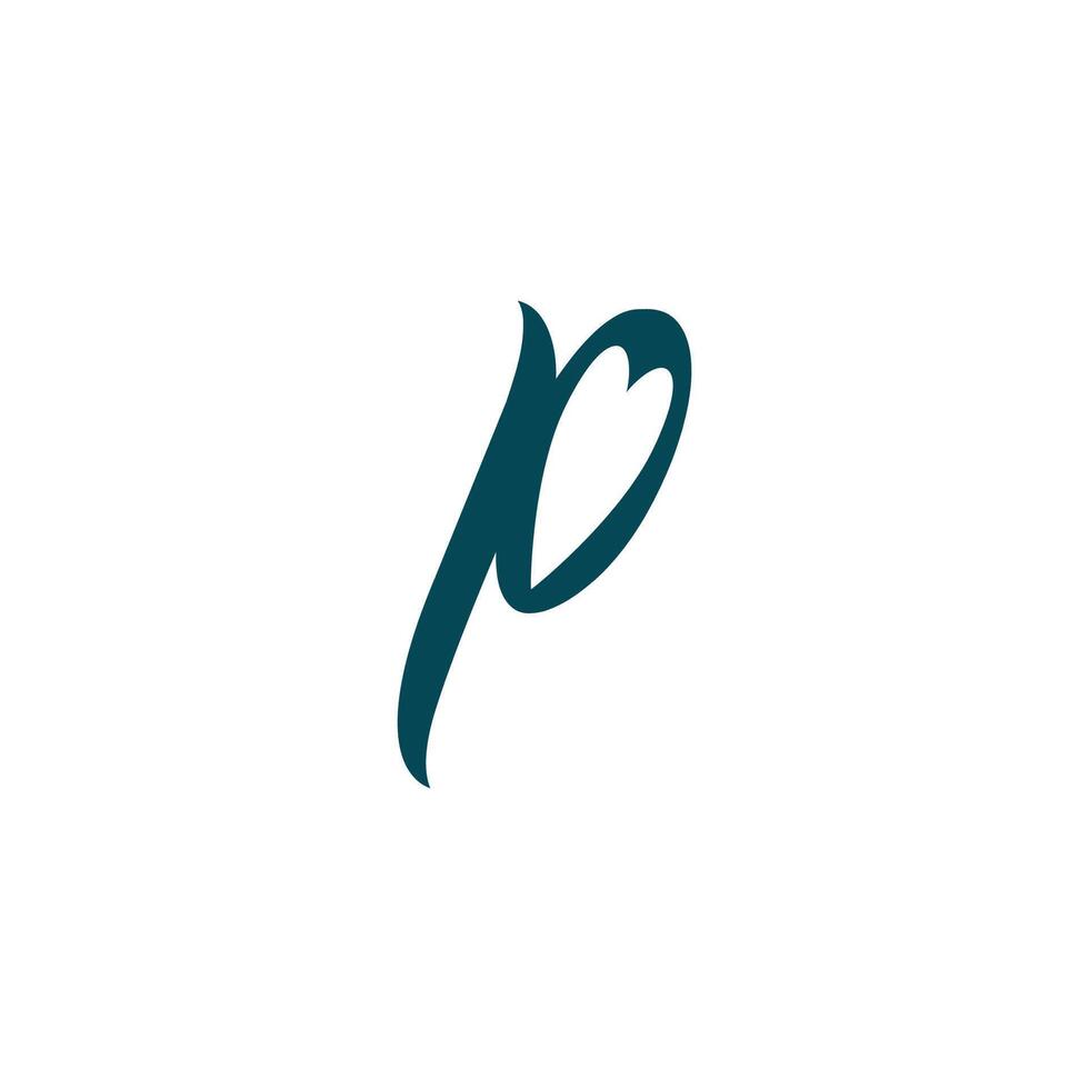 Initial letter pp logo or p logo vector design template