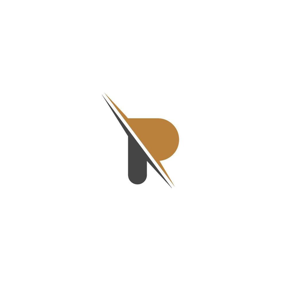 Initial letter pp logo or p logo vector design template