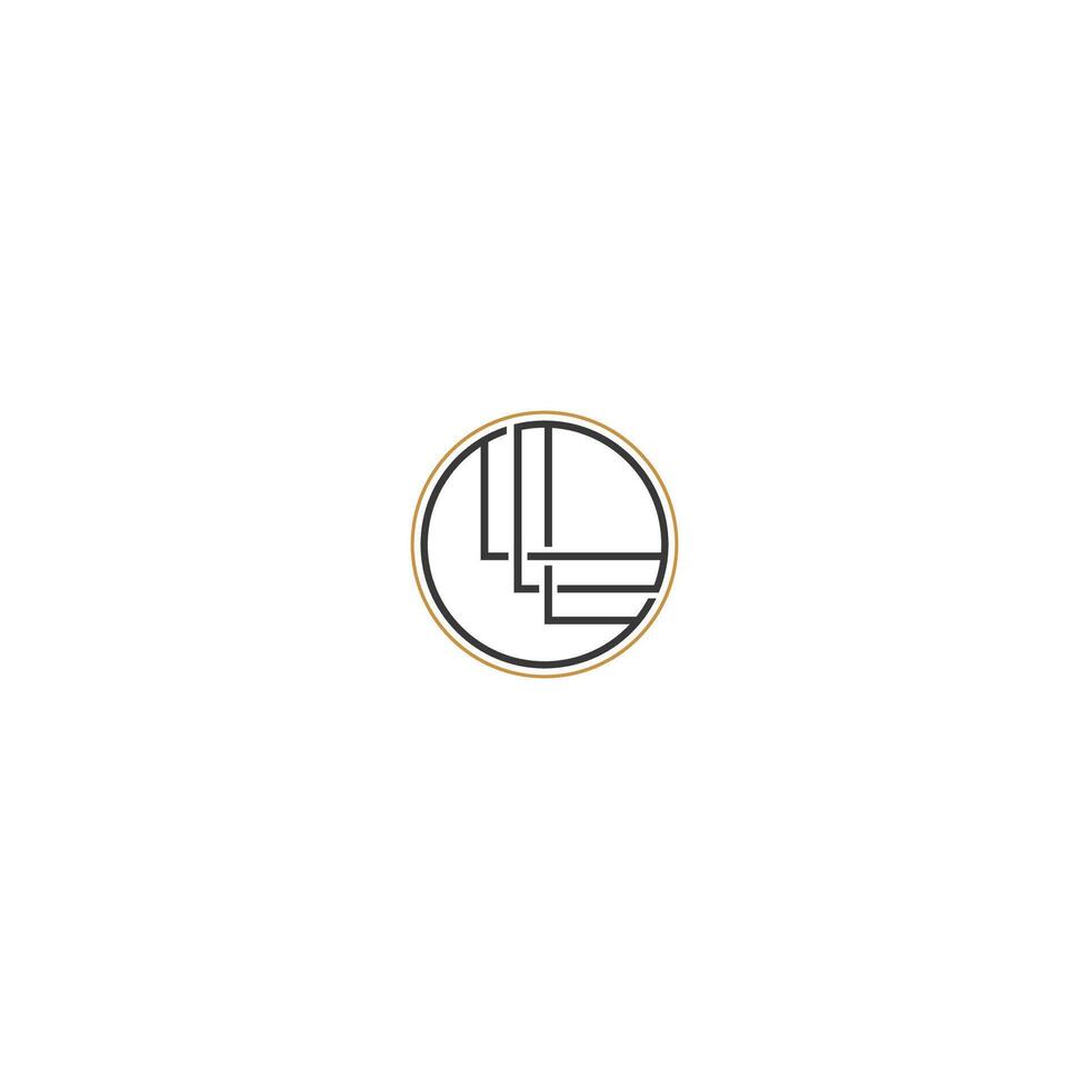 Alphabet letters Initials Monogram logo LO, OL, L and O vector