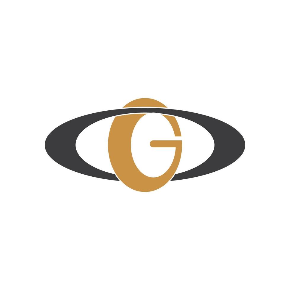 Initial letter go logo or og logo vector design template