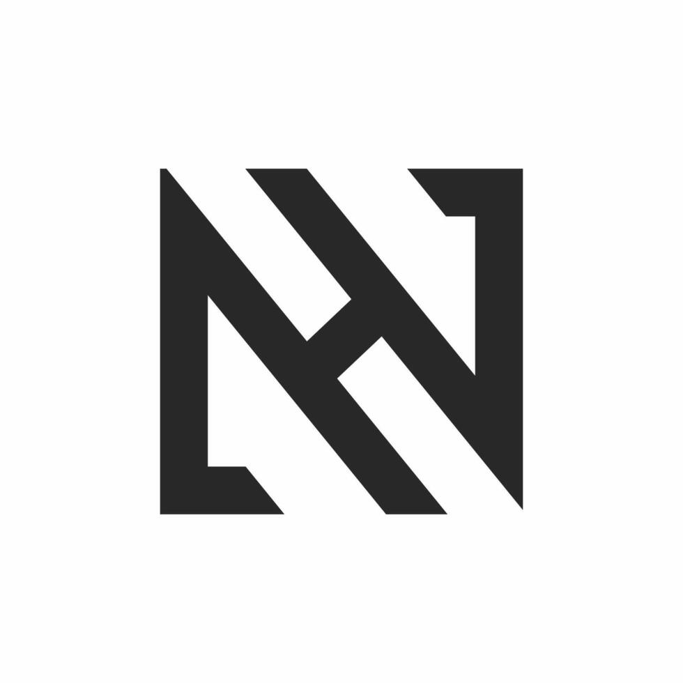 inicial Nueva Hampshire letra logo vector modelo diseño. creativo resumen letra hn logo diseño. vinculado letra hn logo diseño.