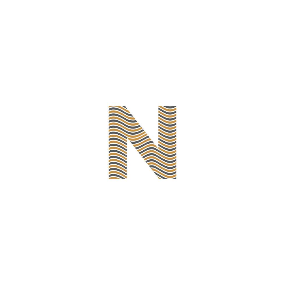 N logo or NN logo and icon design vector