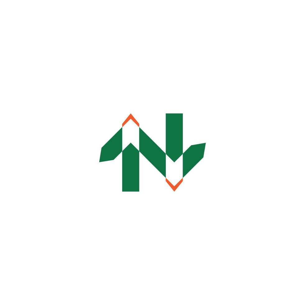 N logo or NN logo and icon design vector