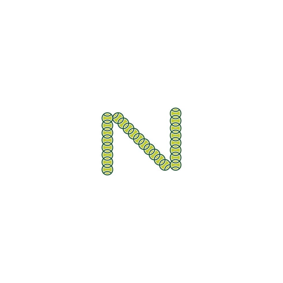 norte logo o nn logo y icono diseño vector