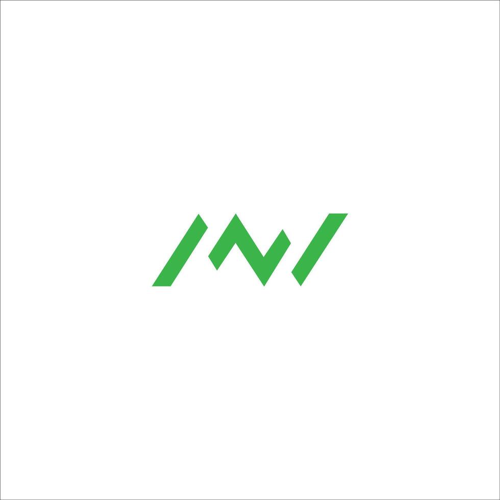 Initial letter wm logo or mw logo vector design template