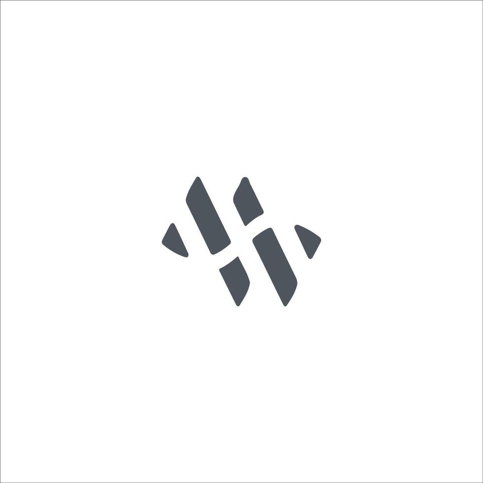Initial letter wm logo or mw logo vector design template