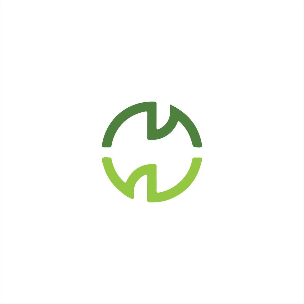 Initial letter wm logo or mw logo vector design template