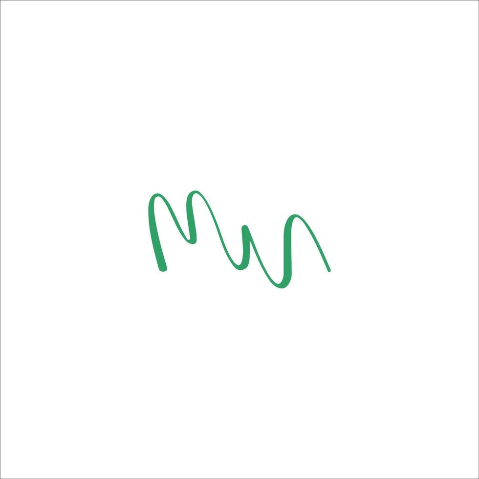 Initial letter wm logo or mw logo vector design template