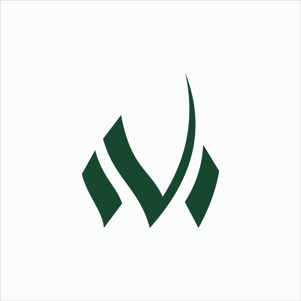 Initial letter mv  logo or vm logo vector design template