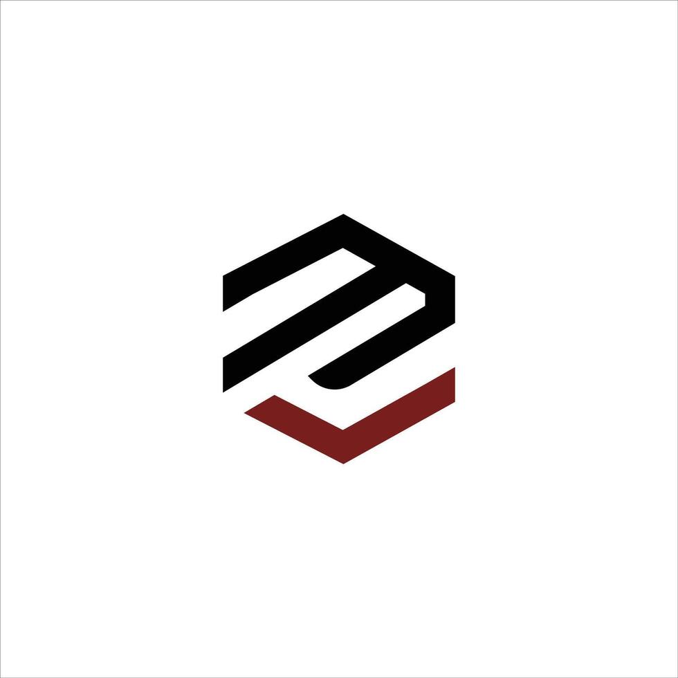 Initial letter mv  logo or vm logo vector design template
