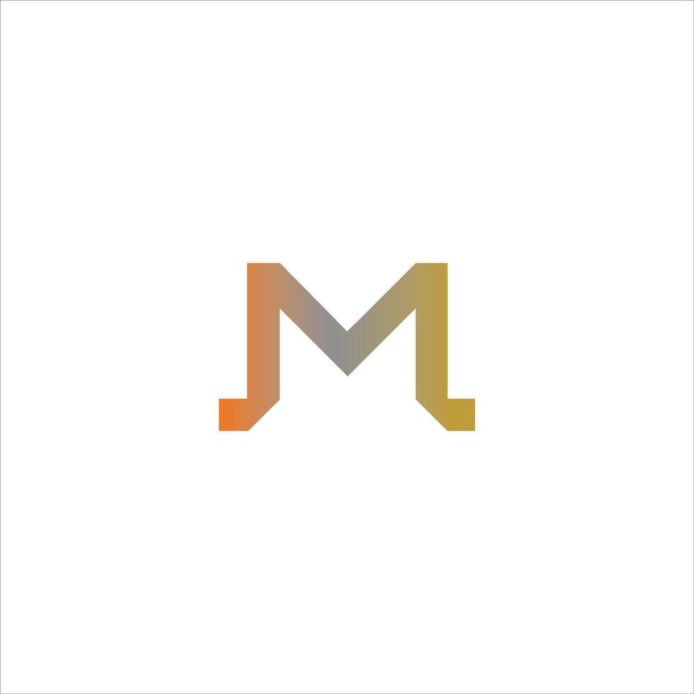 Initial letter mv  logo or vm logo vector design template