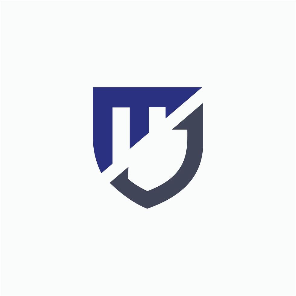 Initial letter mv  logo or vm logo vector design template