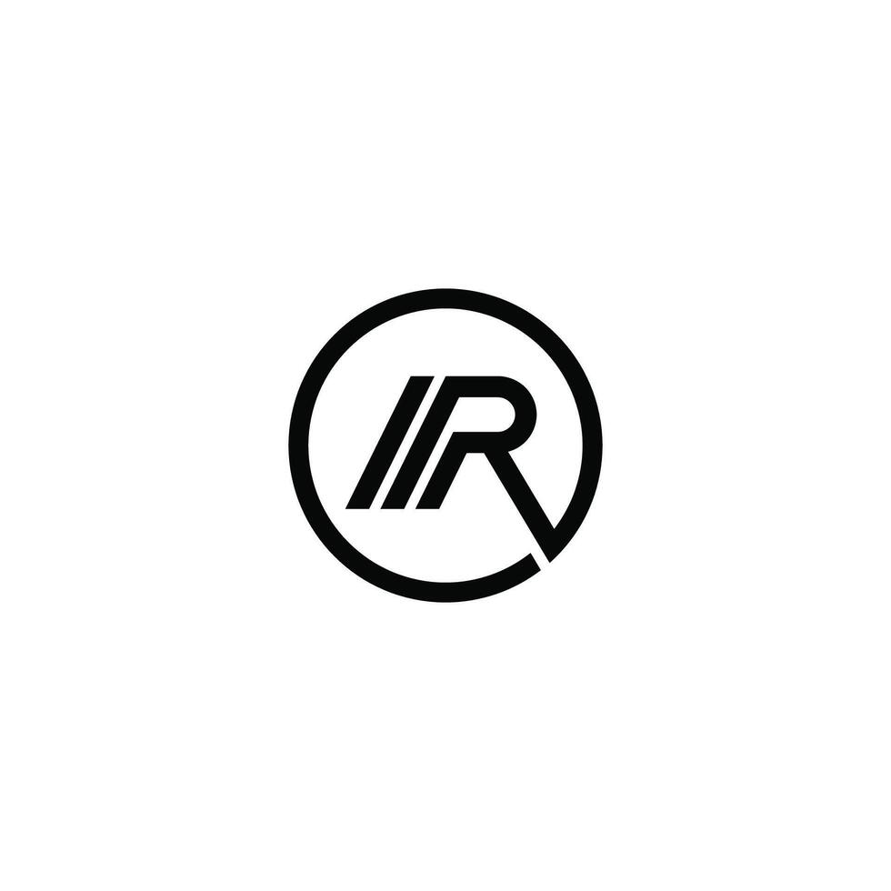 Initial letter mr  logo or rm logo vector design template