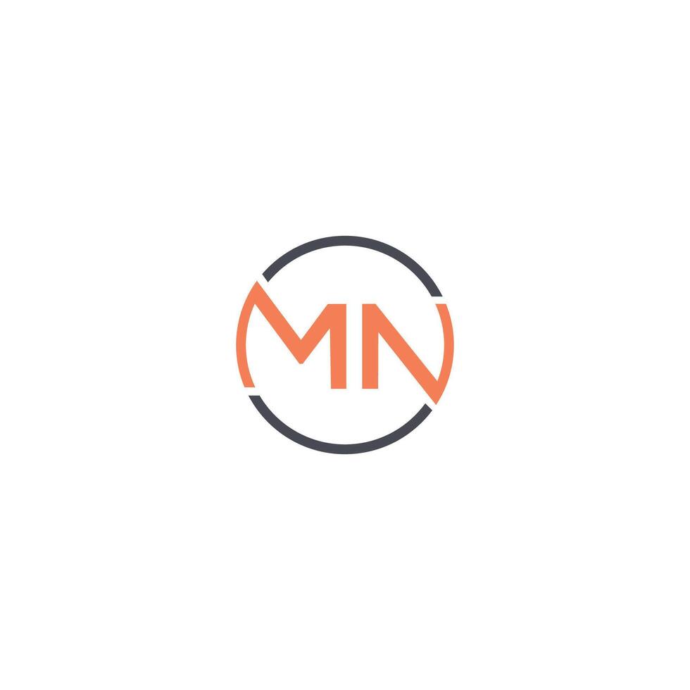 inicial letra Minnesota o Nuevo Méjico logo vector diseño modelo