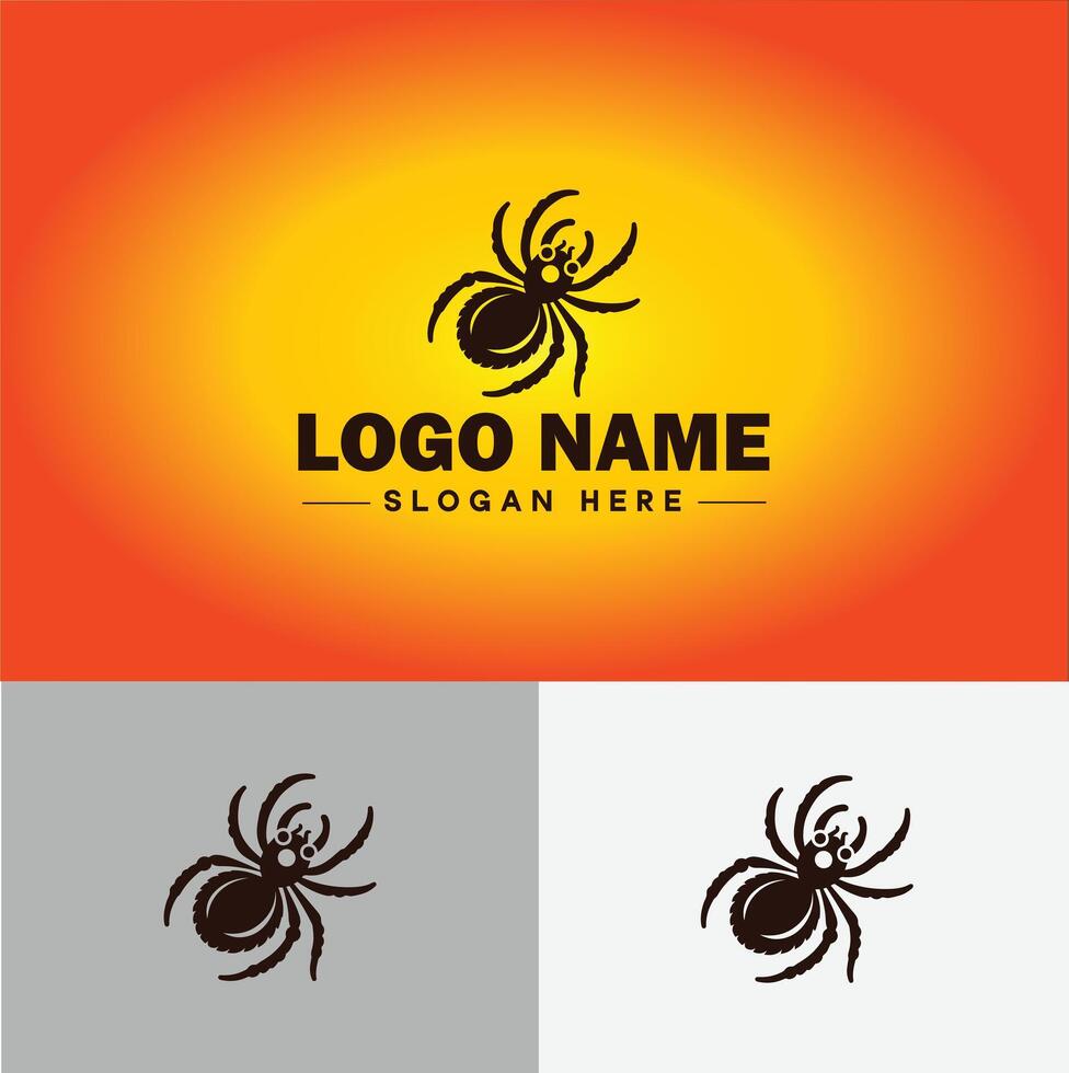 araña logo vector Arte icono gráficos para empresa marca negocio icono araña logo modelo