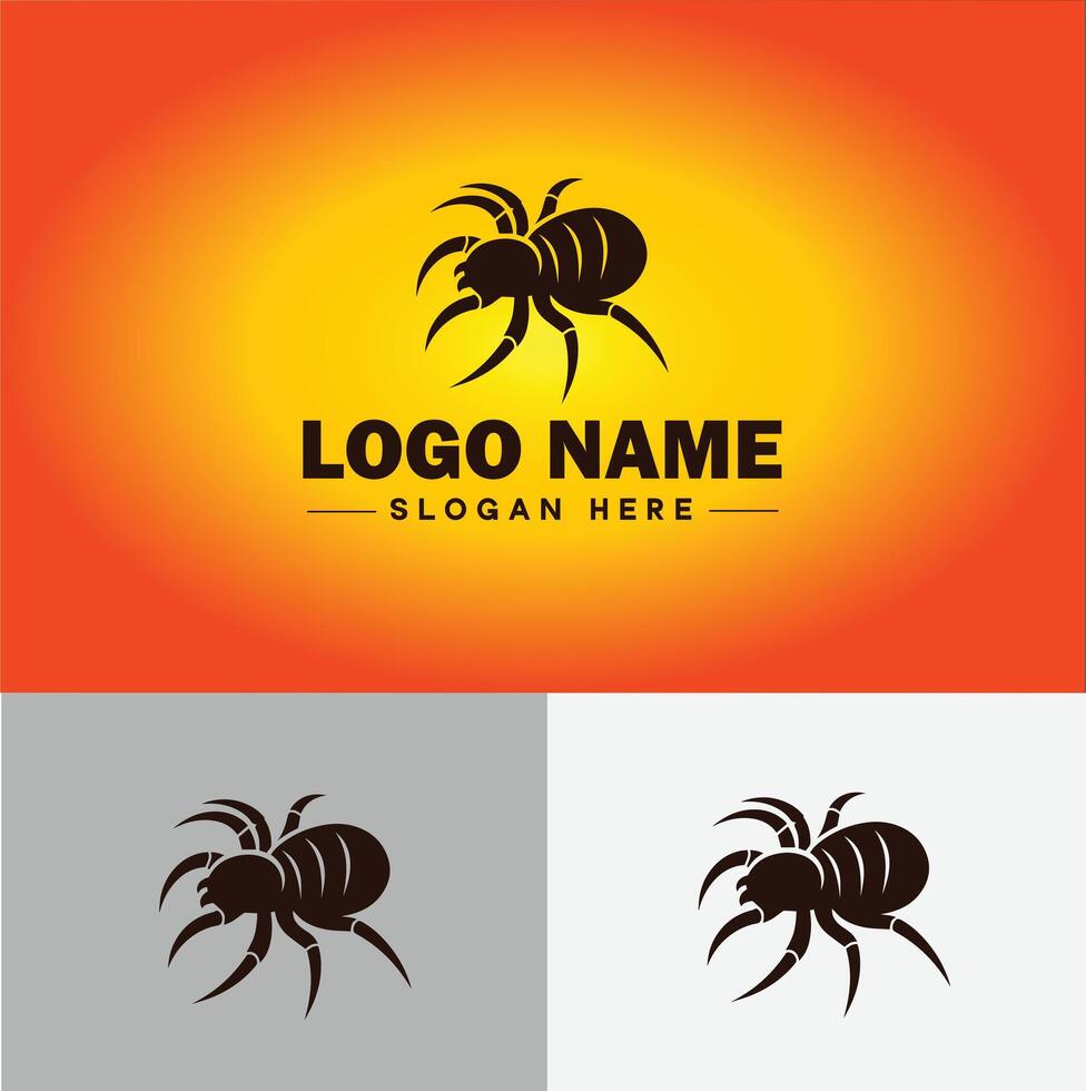 Spider logo vector art icon graphics for company brand business icon Spider Logo template