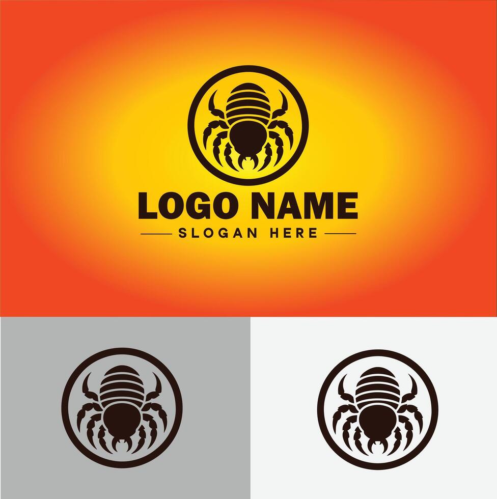 araña logo vector Arte icono gráficos para empresa marca negocio icono araña logo modelo