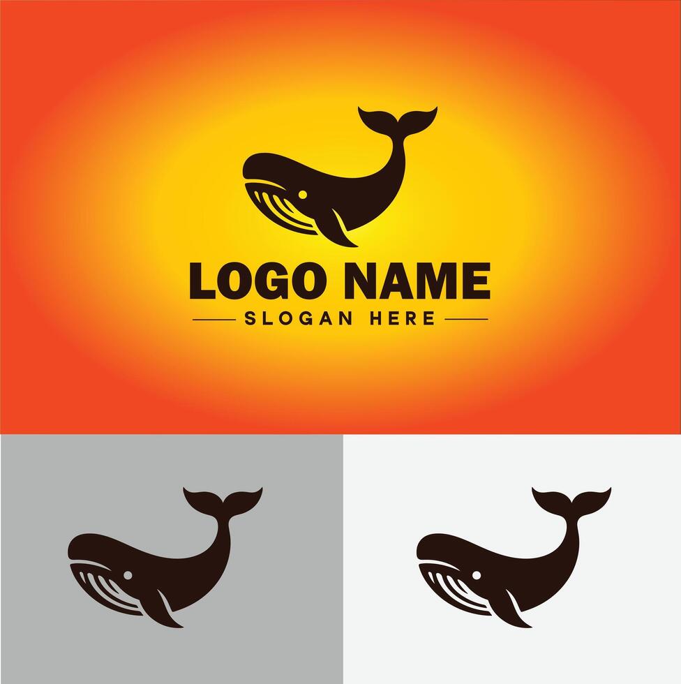 Shark logo vector art icon graphics for company brand business icon shark logo template