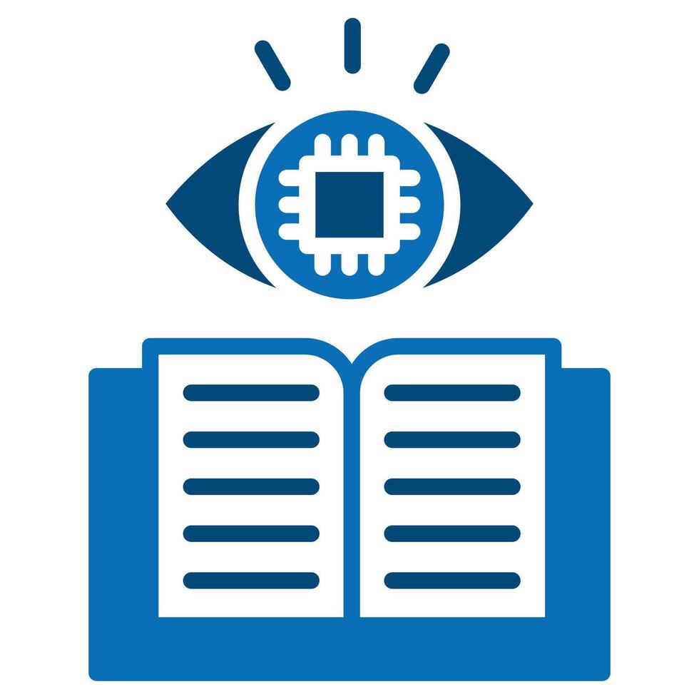 Supervised Learning icon line vector illustration