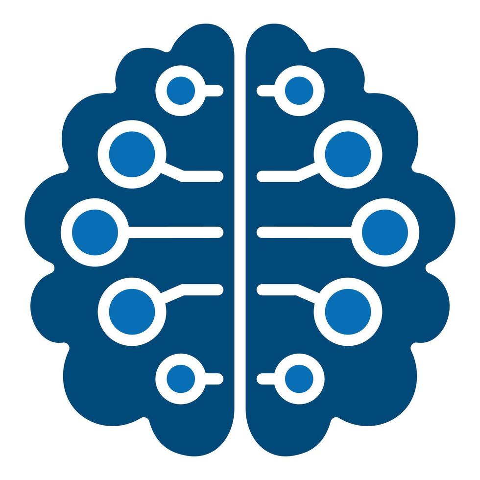 Machine Learning Model icon line vector illustration