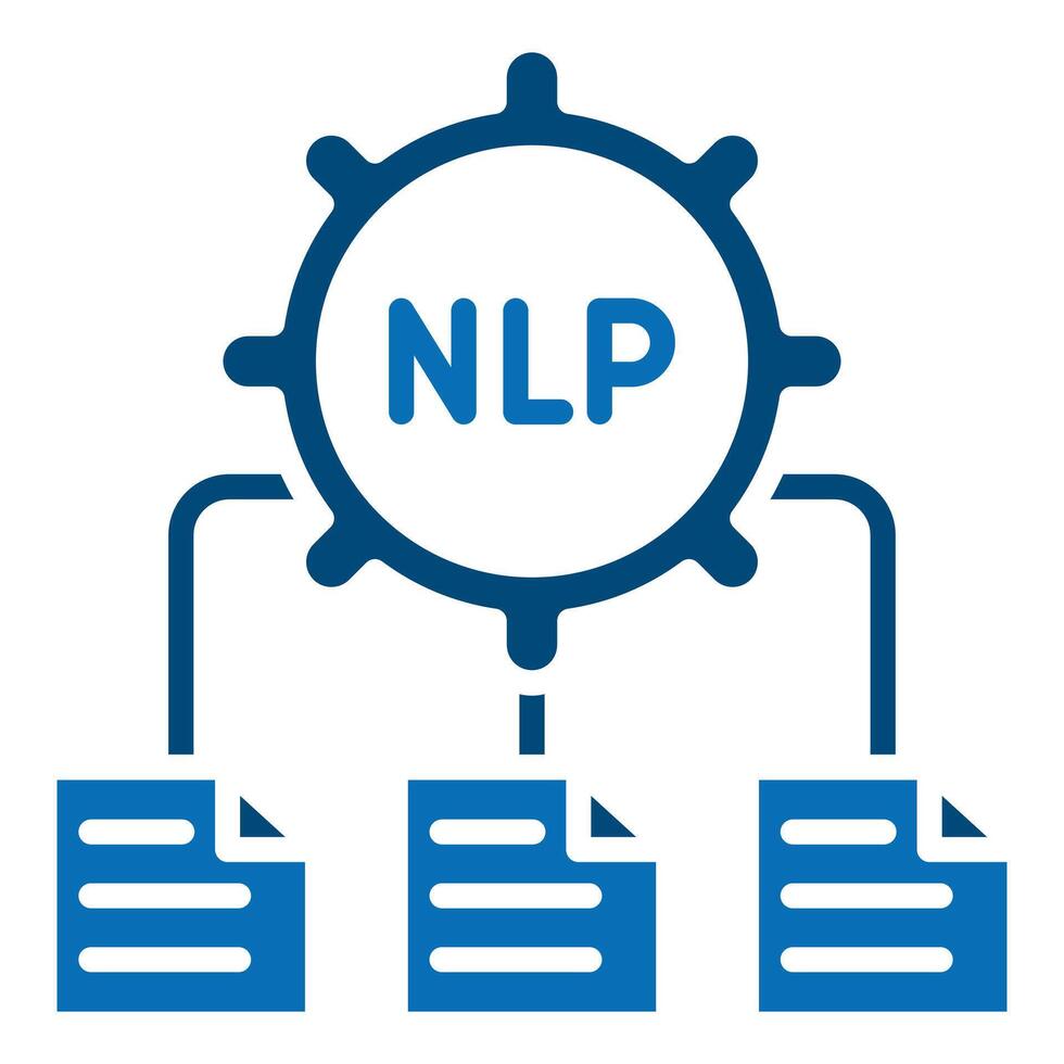 Natural Language Processing icon line vector illustration 37328696 ...