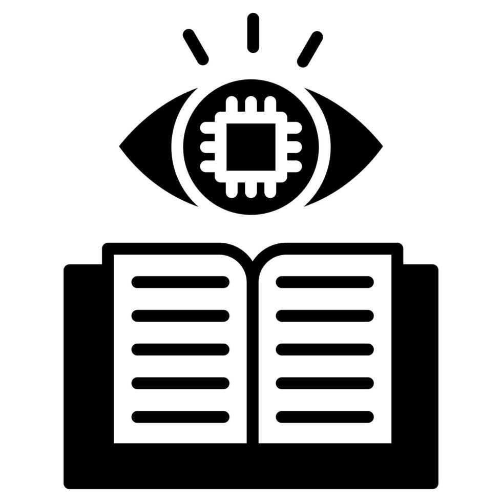 Supervised Learning icon line vector illustration