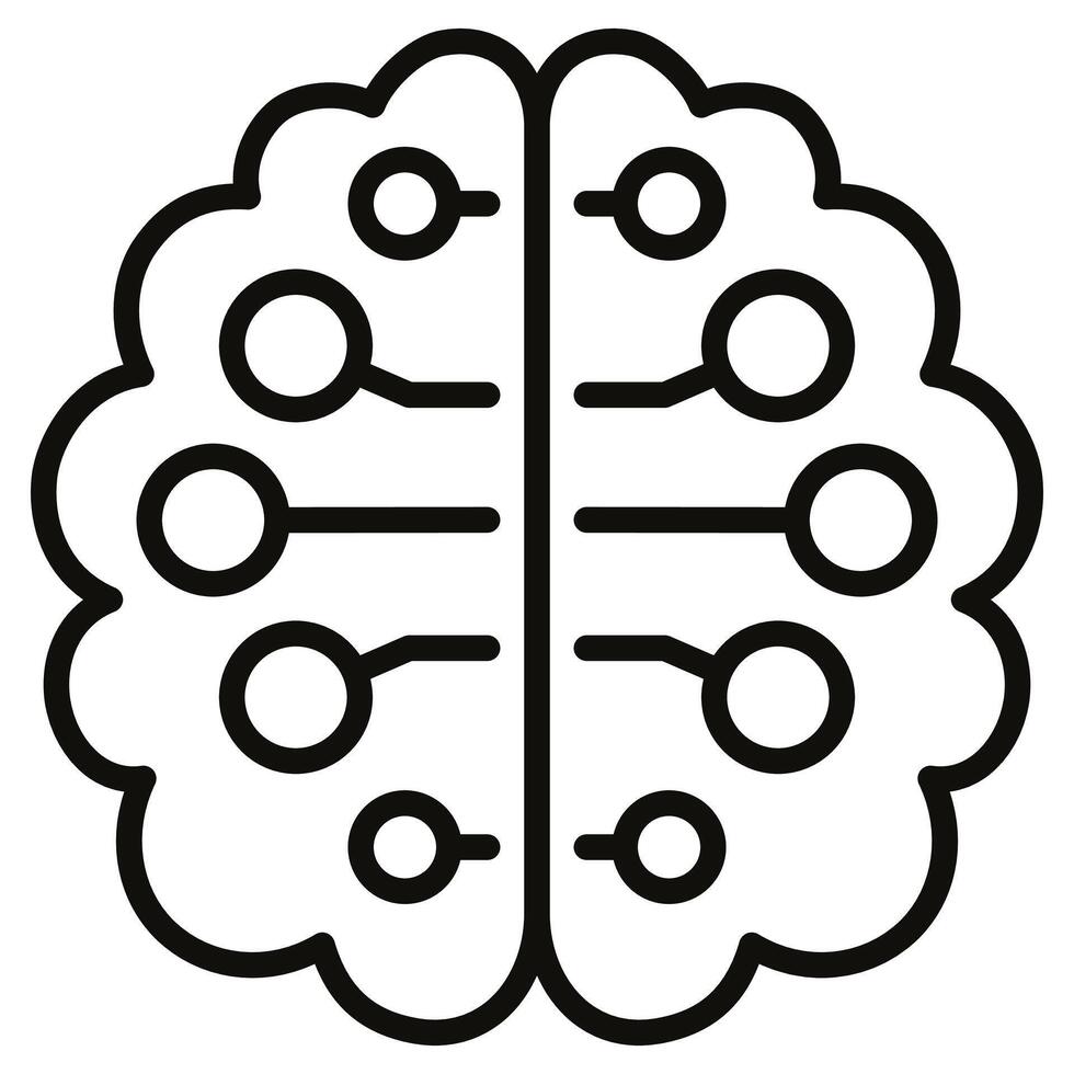 Machine Learning Model icon line vector illustration 37328765 Vector ...