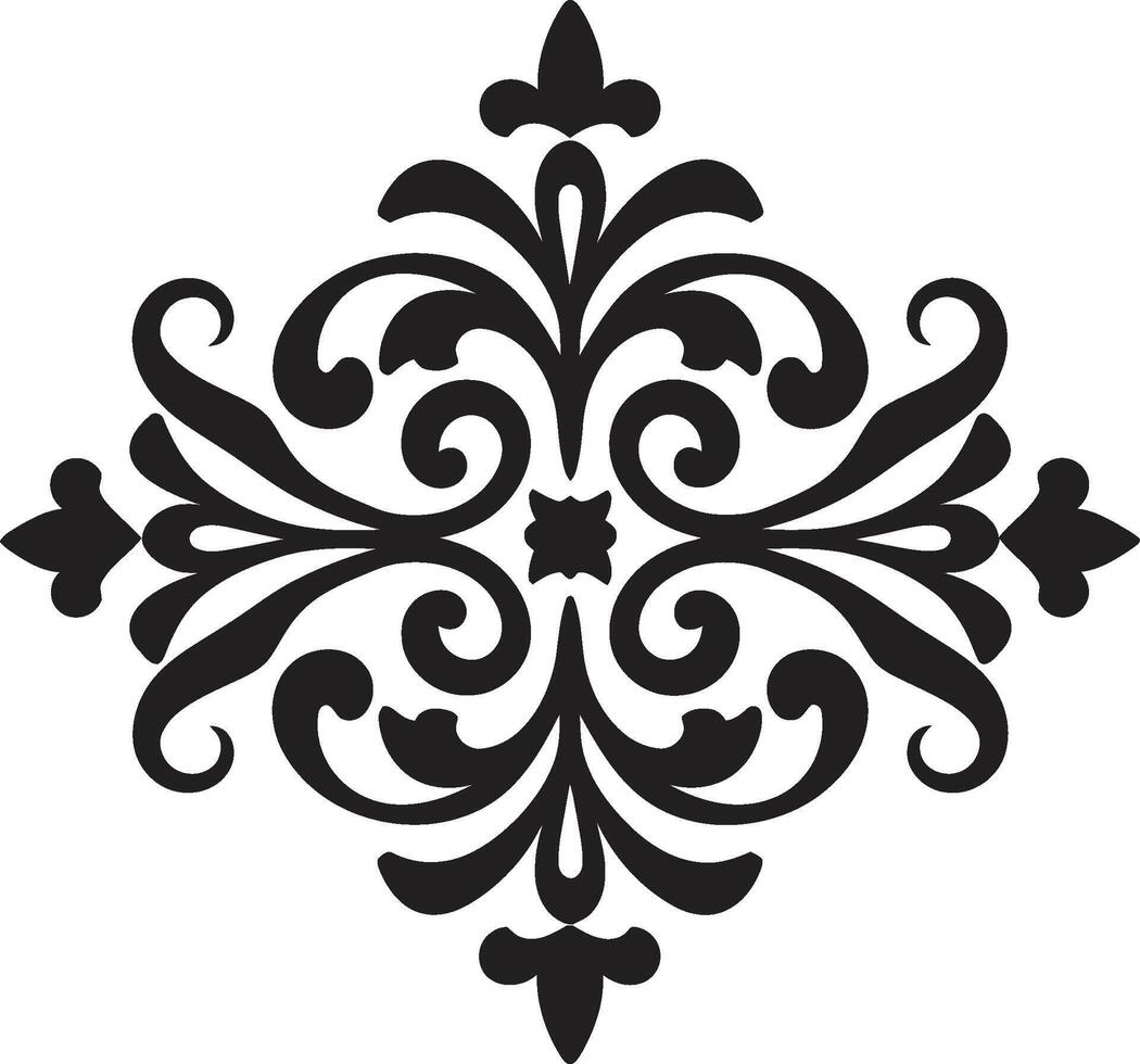 Embellished Finesse Ornamental Design Logo Vector Classic Decorative Elements Logo Vector Icon