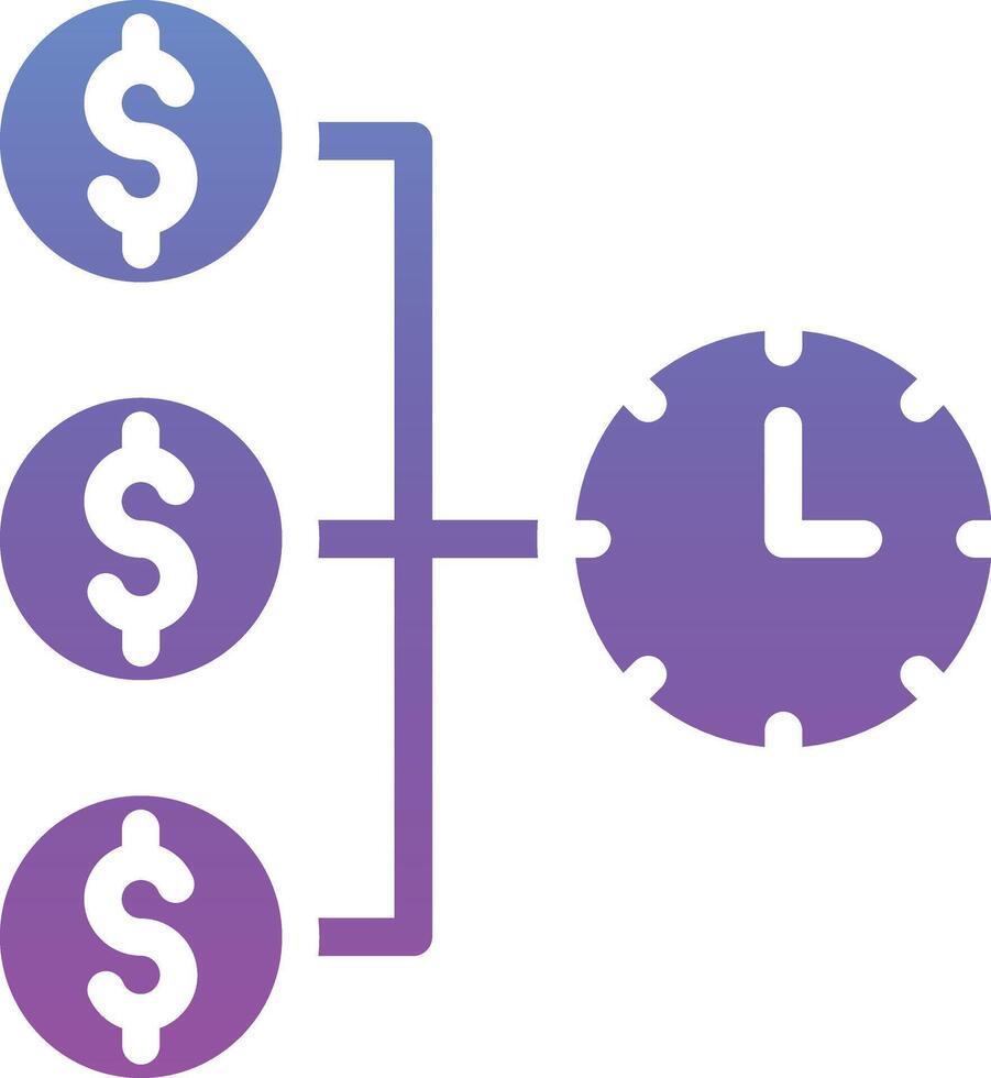 Investment Time Vector Icon