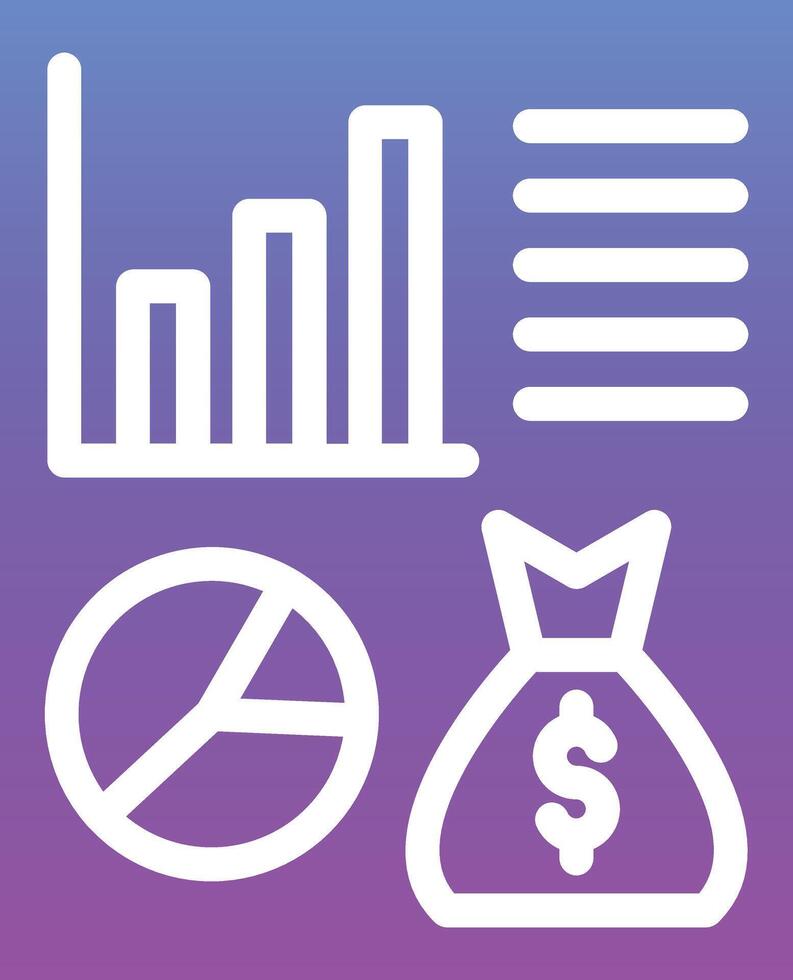 Financial Report Vector Icon