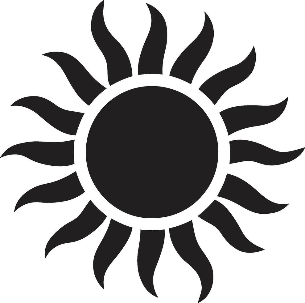 Aureate Allegiance Sun Logo Daybreaks Brilliance Sun Emblem vector