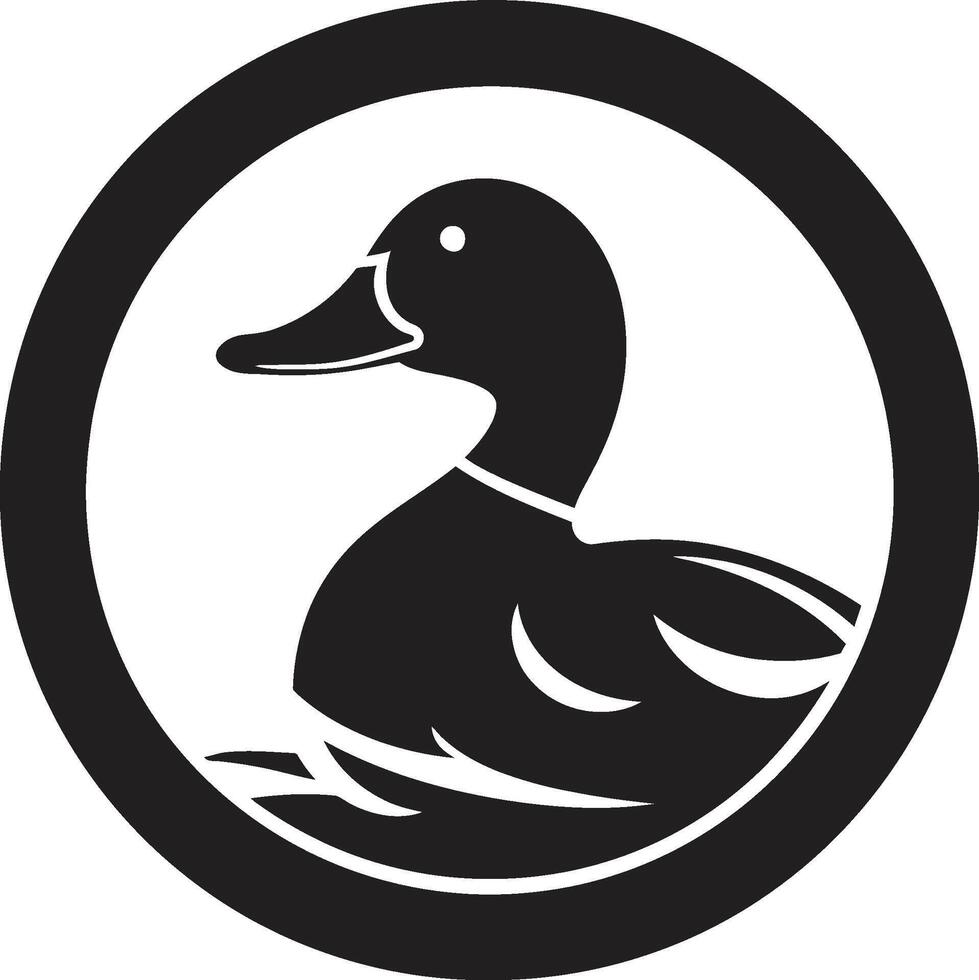 GlideMaster Dynamic Duck Vector Design QuackCraft Precision Vector Duck Logo