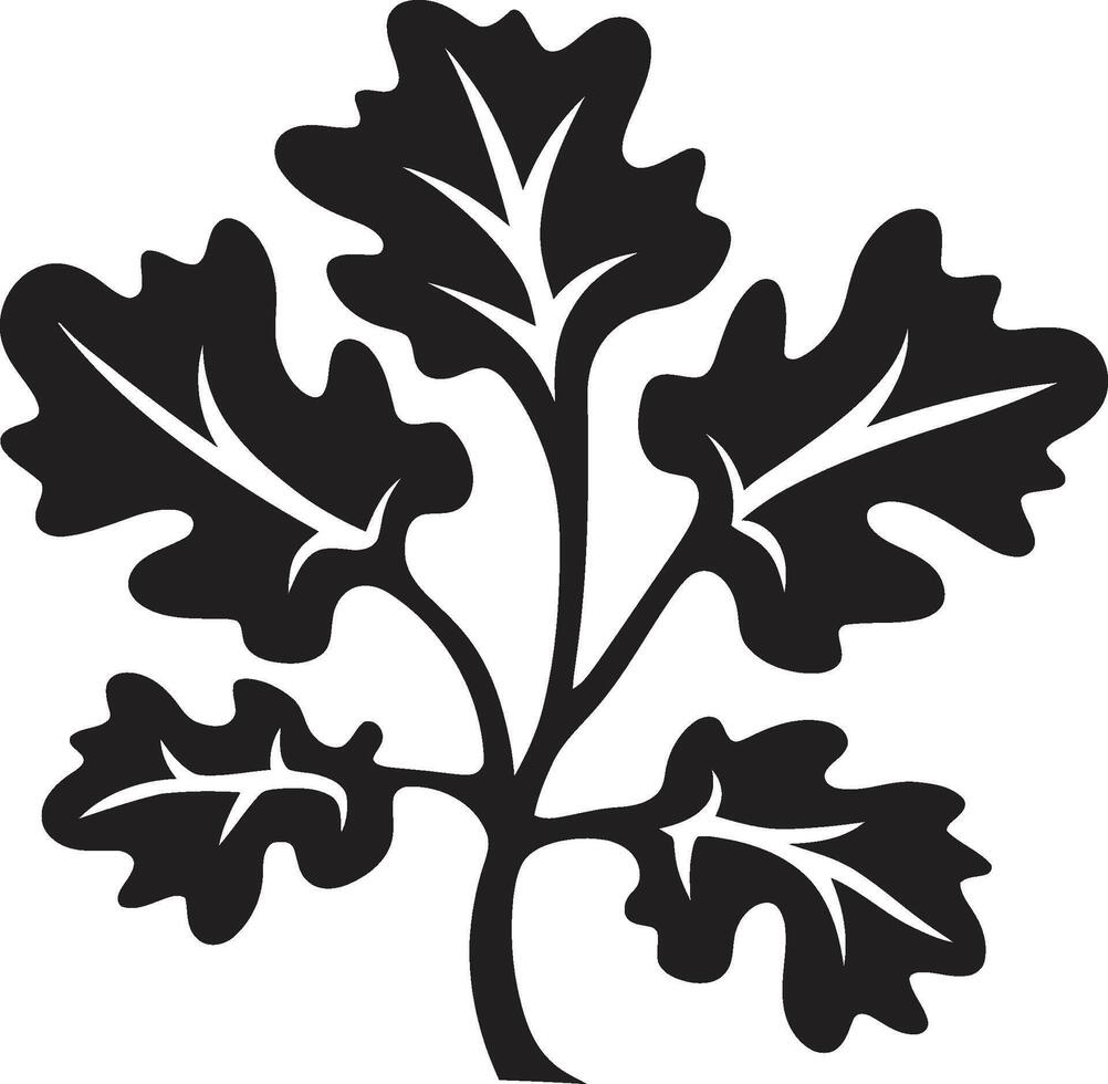 Rustic Resilience Iconic Ivy Oak Symbol Woodland Elegance Ivy Oak Emblem Design vector