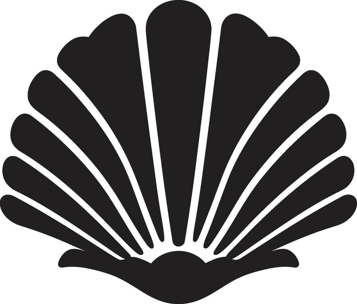 Ocean Treasures Vector Logo Design Shellfish Showcase Iconic Emblem Design