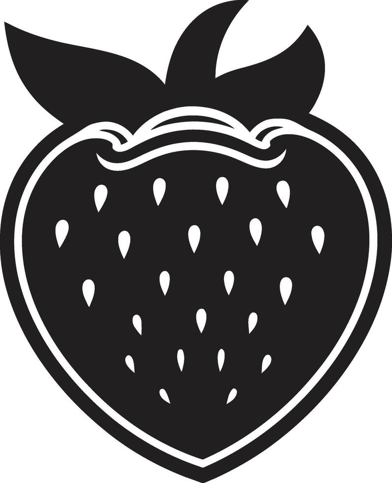 carmesí manía fresa insignias delicioso etiqueta fresa icono vector