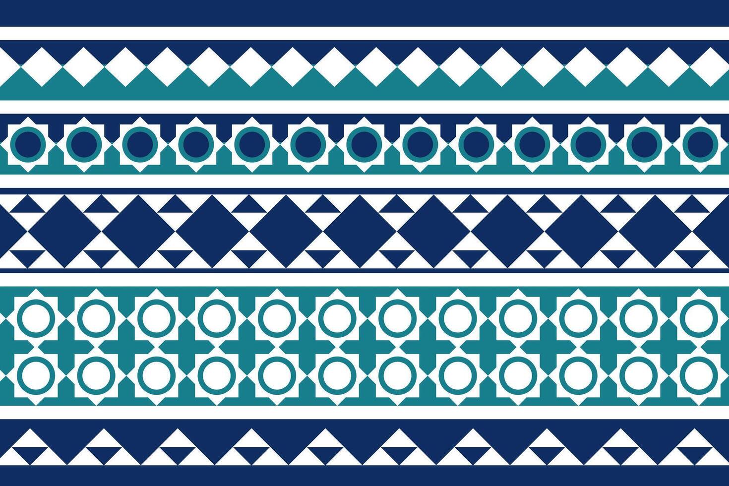 Ethnic pattern geometric vector